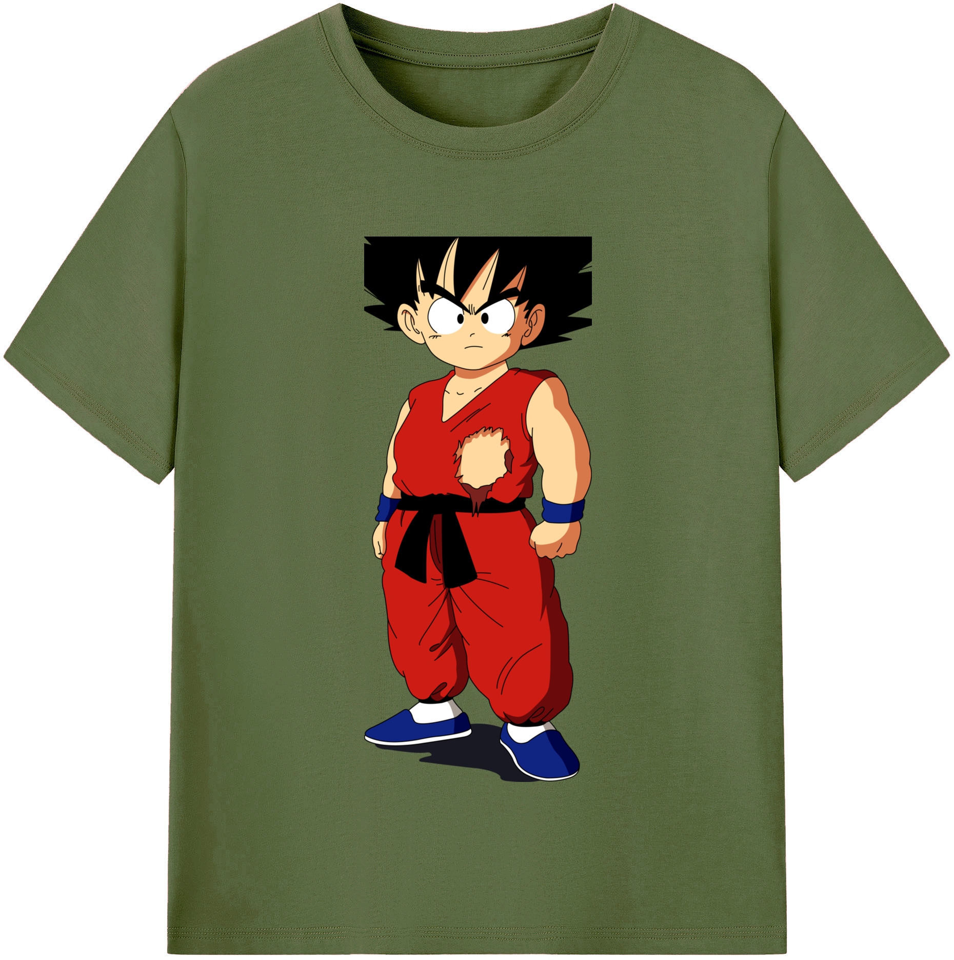 （画像用） ドラゴンボール 孫悟空（そん ごくう）Son Goku カカロット DRAGON BALL Kakarotto 綿100％半袖Tシャツ（フロントプリント）